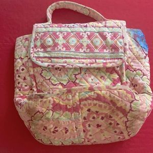 Partially blue stained Vera Bradley lunchbox